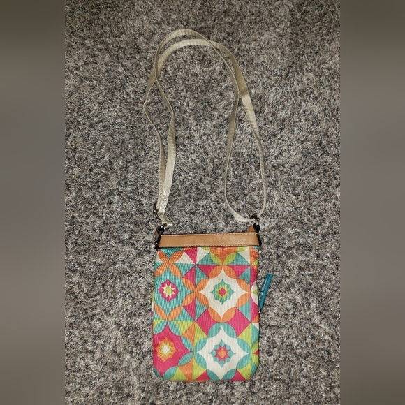Lily Bloom| Colorful Geometric Pattern Crossbody Bag - Picture 7 of 7